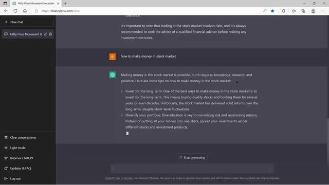 How to use Chat GPT in Stock Market #chatgpt #stockmarket #trading смотреть онлайн