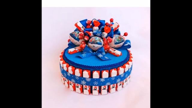 Оригинальные сладкие подарки из конфет!!!Дарите близким радость!!! смотреть онлайн