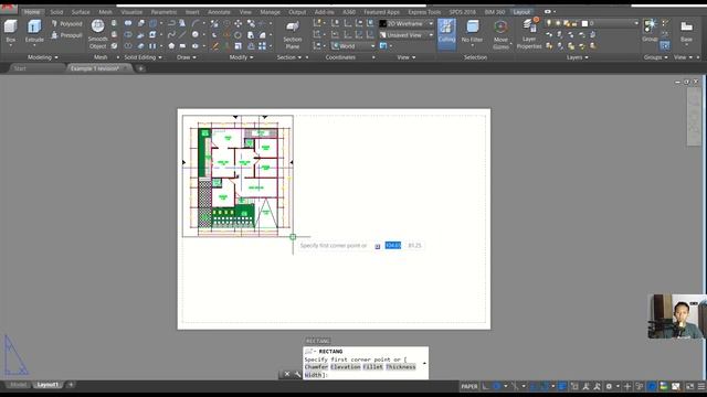 Create ViewPorts Layout In AutoCAD WIth Mview Command смотреть онлайн