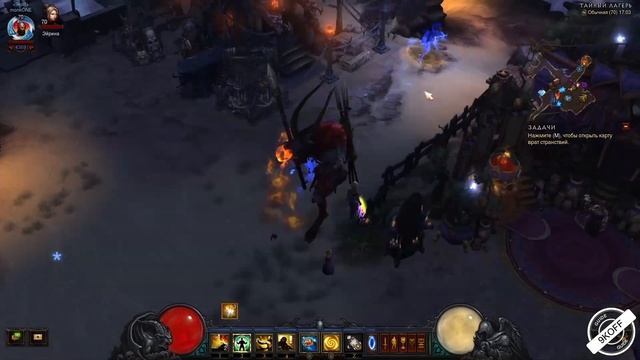 Diablo 3: Комплектное подземелье за монаха в сете Мантра Инны смотреть онлайн