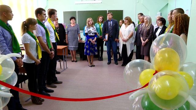 Открытие лаборатории в ЦБ колледже  (2016)