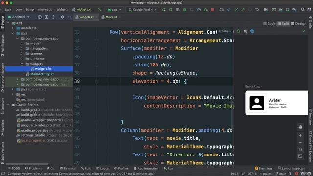 108 - Movie App - Improvements - Using Coil to Add Images смотреть онлайн