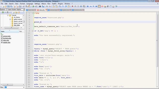PHP News Site Tutorial: Part 6.5-Restructuring смотреть онлайн