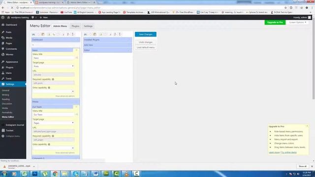 How to re-order, hide or rename menus in wordpress смотреть онлайн