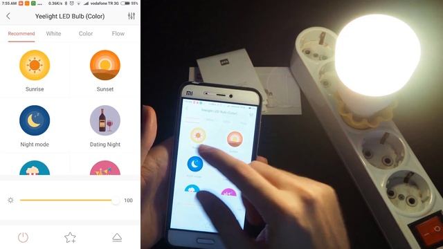 Renkten Renge Girebilen Xiaomi Yeelight YLDP06YL RGBW Ampul V2 İncelemesi | Yeelight RGB Bulb V2 смотреть онлайн