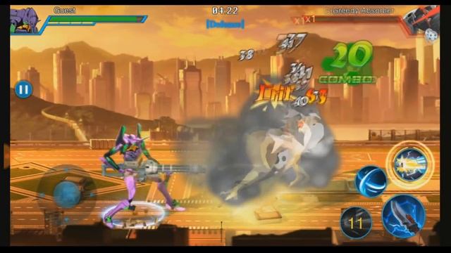 Evangelion смотрим игру Eva Dawn смотреть онлайн