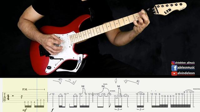 ALIAS (I Need You Now) More Than Words Can Say Guitar Solo Lesson with Tabs смотреть онлайн