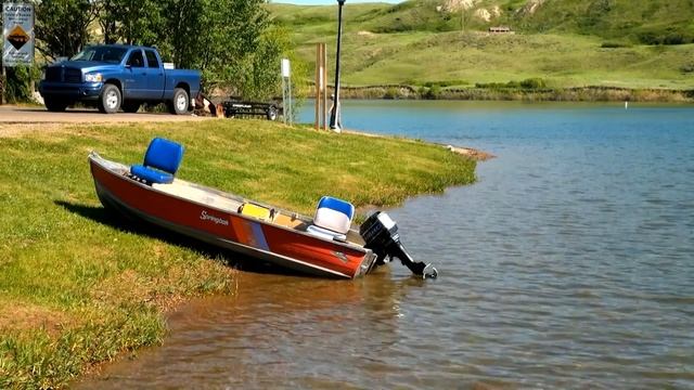 LittleBow Provincial Park in Lethbridge area of South Alberta in Western Canada смотреть онлайн