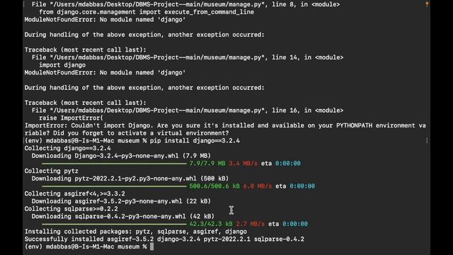 How to run a Python Django mysql file? The Complete guide with database connection. смотреть онлайн