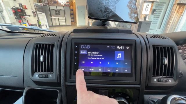 ROLLER TEAM T LINE 743 MOTORHOME - FIAT DUCATO AUDIO UPGRADE - ANDROID AUTO APPLE CARPLAY