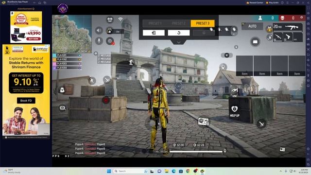 Free Fire max Bluestacks 5.12 best settings after ob 40 Update ⚙️⚙️ смотреть онлайн