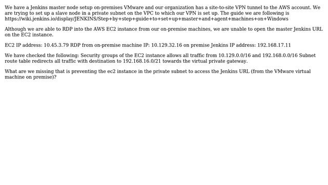 Set up Jenkins slave node on Amazon EC2 private subnet (hybrid model) смотреть онлайн