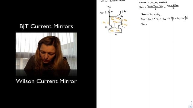 BJT Wilson Current Mirror смотреть онлайн