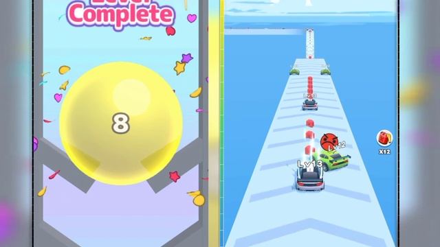 Melty Bubble / merge car run - jelly 2048 ball New Update Gameplay walkthrough New Level смотреть онлайн