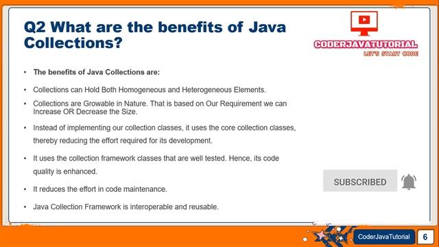 Advantages of Collection Framework in Java | Collections Interview Questions And Answers In Java|# смотреть онлайн