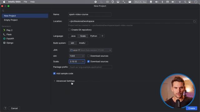 Spark with Scala Course - #1 Setting up a development environment using IntelliJ, SBT, Scala & Spar смотреть онлайн