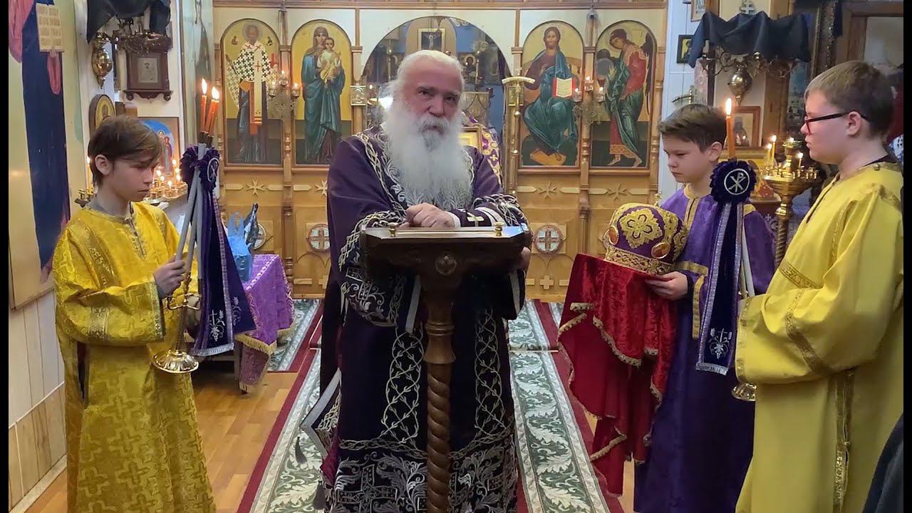 Торжество Православия. Проповедь после чтения Евангелия 05 марта 2023г. смотреть онлайн