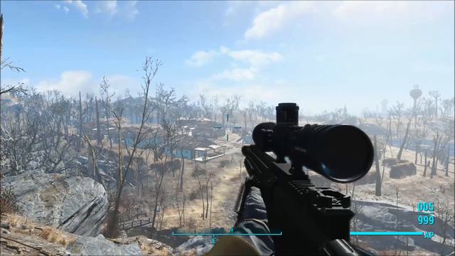 Accuracy International AX50 Anti Materiel Rifle Mod Fallout 4 Xbox One And PC Mod смотреть онлайн
