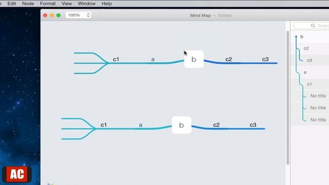 Draw Mind Map on Mac-MindNode смотреть онлайн