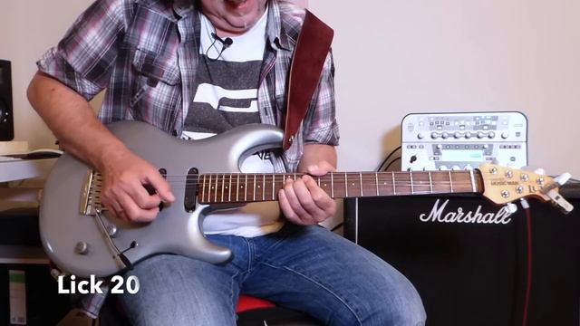 Top 30 Solo Guitar Phrases (w/ tabs) смотреть онлайн