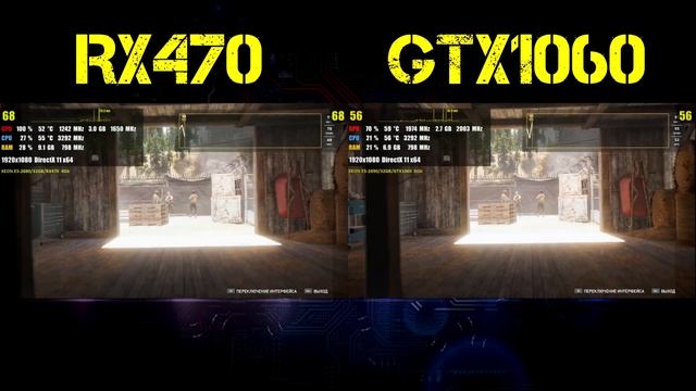RX 470 VS GTX 1060 смотреть онлайн