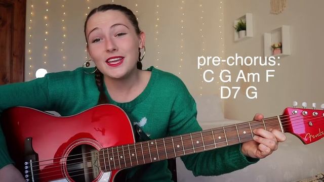 Christmas Tree Farm Guitar Play Along // Taylor Swift Christmas Songs // Nena Shelby смотреть онлайн