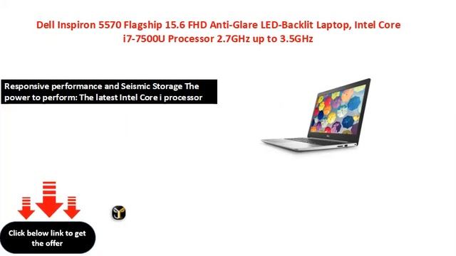 Dell Inspiron 5570 Flagship 15.6 FHD Anti-Glare LED-Backlit Laptop смотреть онлайн