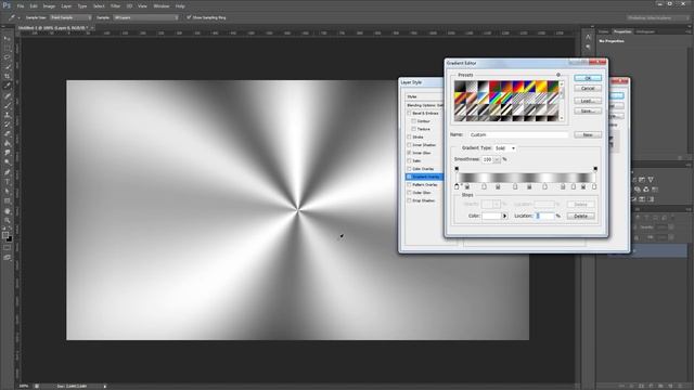 How to Create a Brushed Metal Background Using Photoshop Filters смотреть онлайн