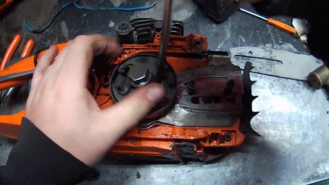 HOW TO - husqvarna 340 345 346xp 350 and 351 353 full disassembly teardown смотреть онлайн