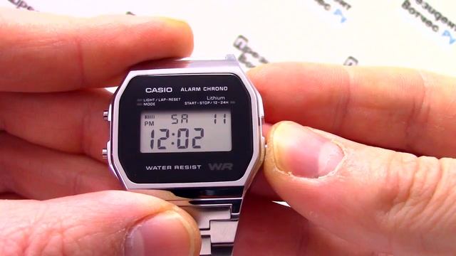 Часы Casio Illuminator A-158WEA-1E [A-158WEA-1EF] - видео обзор | Watch-Forum.RU