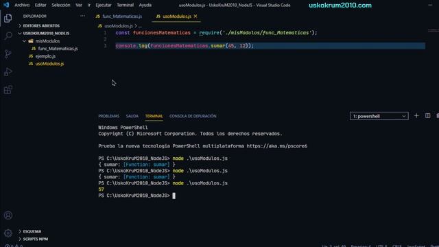 Exportar y Requerir Módulos | Require - Exports ✅ | Curso Node.js # 5 смотреть онлайн