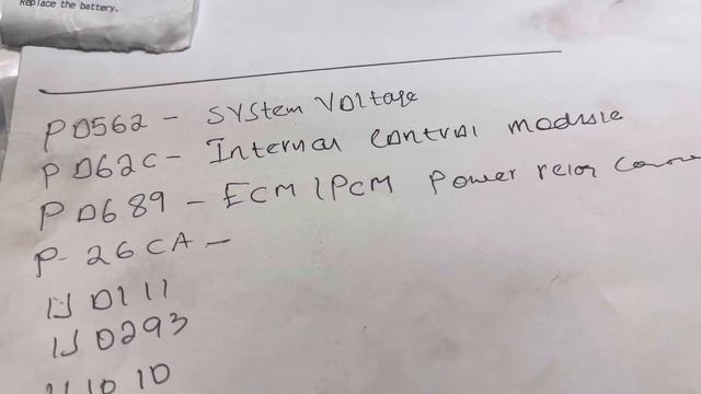 P0562|| P062C|| Ford Fusion Hybrid