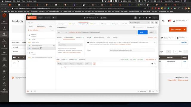 How to update Magento inventory through REST API using POSTMAN смотреть онлайн