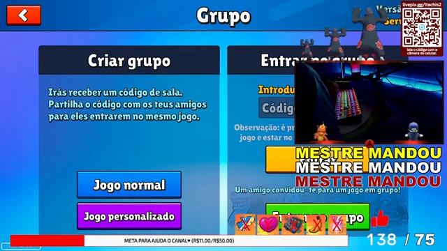 ?LIVE STUMBLE GUYS ? MESTRE MANDOU ? BLOCK DASH LENDÁRIO ? #stumbleguys #livestumbleguys ? смотреть онлайн