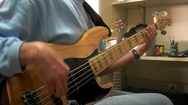 Daft Punk-Get Lucky Bass Cover-Fender Jazz Bass AM de Luxe 5 смотреть онлайн