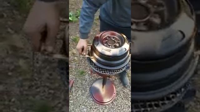 супер мангал из диска от авто