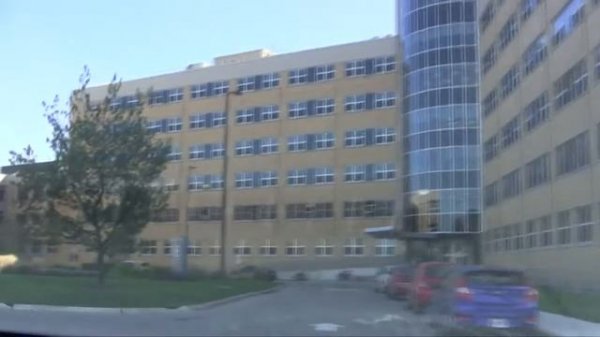 E Zone drop off circle at Victoria Hospital