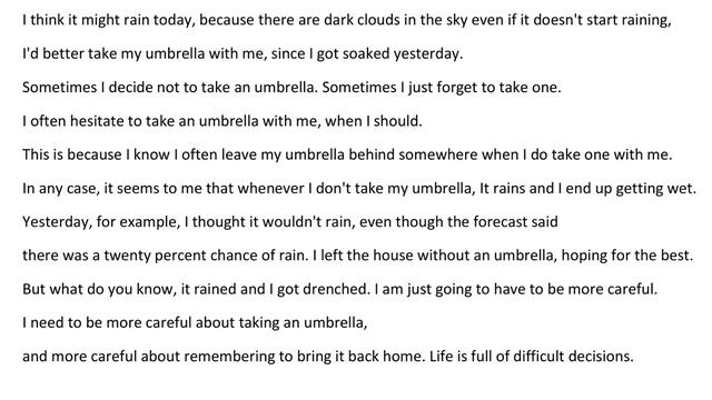 Mini Stories | Story 60 - Anne Should Take an Umbrella | 60 Q смотреть онлайн