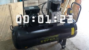 Расчет реальной производительности компрессора марки Борей, модель DHA70-100 L