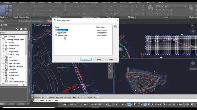 Creating Sample Lines from Corridor Stations in AutoCAD Civil 3d | Sample Line In Civil 3D for Road смотреть онлайн