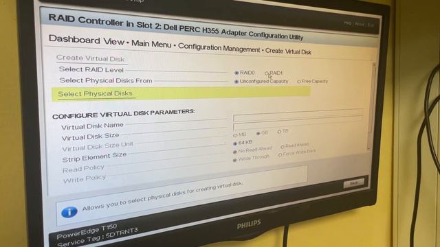 Создание raid1 на Dell смотреть онлайн