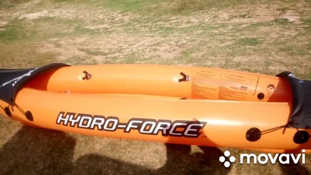 Обзор  двухместной надувной байдарки(каяка) Bestway 65077