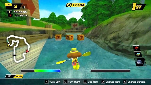 Super Monkey Ball Banana Mania Party Game: Monkey Boat смотреть онлайн