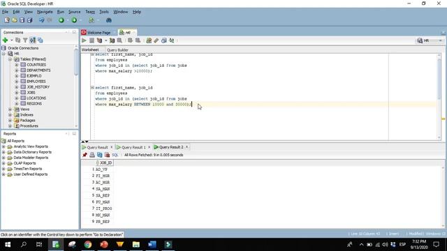 Base de Datos| #13 Curso Oracle - Subconsultas de multiples filas (ejemplos) смотреть онлайн