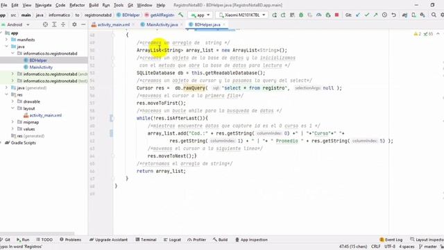 Listar datos y mostrar en ListView - CRUD con SQLITE en Android Studio parte 1 смотреть онлайн