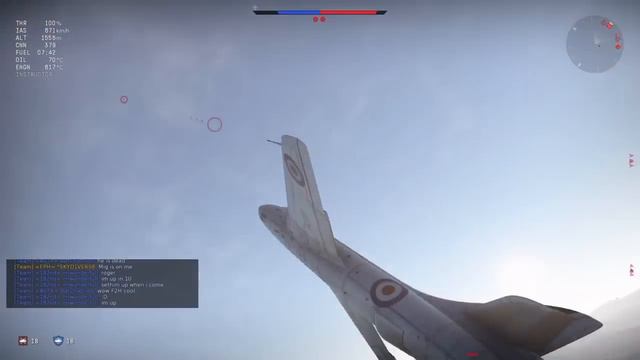 War Thunder - 1vs1 Dogfight with Mig-15bis смотреть онлайн