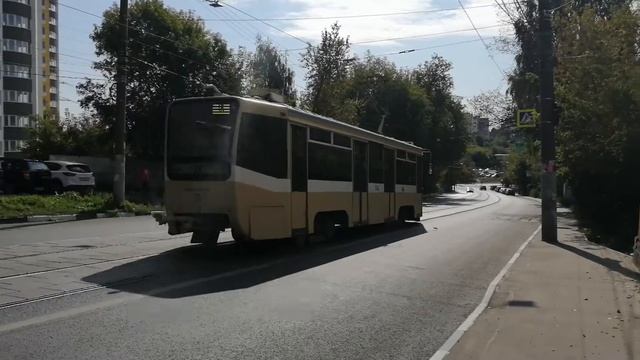 Нижний Новгород. Трамвай КТМ-19. смотреть онлайн