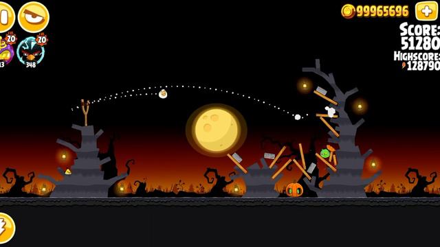 Angry birds Seasons - выпуск 3 - Тут есть привидения! смотреть онлайн