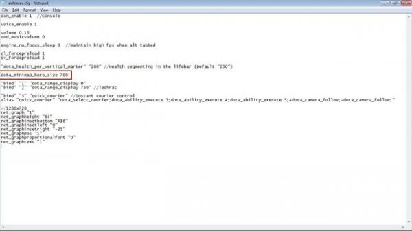 Dota 2: Setting up Your AutoExec.cfg File