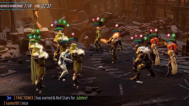 Doom raid 2.0 - Mystic boss node 1shot with 4 characters iso5 - Marvel Strike Force - MSF смотреть онлайн